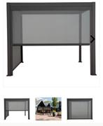 Scherm voor terras overkapping merk Kaja 3x3,6, Tuin en Terras, Overkappingen, Ophalen, Nieuw