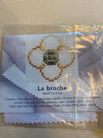 Borduurpakket Broche Bloem DMC Nieuw, Ophalen of Verzenden, Nieuw, Handborduren, Borduurpakket