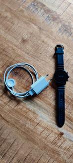 Fossil Q Explorist HR zwart smartwatch, Gebruikt, Zwart, Fossil, Ophalen of Verzenden