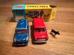 2x Corgi Toys Mini Police Van #448 met doos, Hobby en Vrije tijd, Modelauto's | 1:43, Ophalen of Verzenden, Gebruikt, Auto, Overige merken