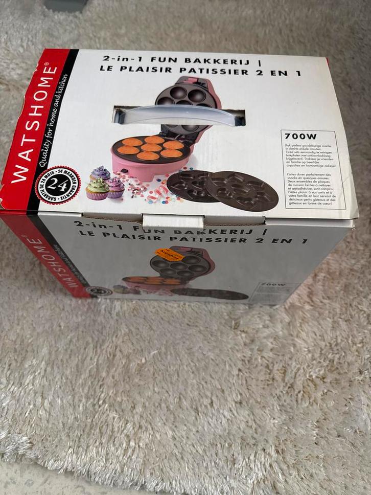 Watshome 2-in-1 Fun Bakkerij, Witgoed en Apparatuur, Wafelijzers, Zo goed als nieuw, Ophalen of Verzenden