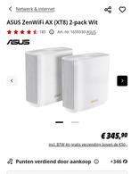 Asus ZenWifi XT8 (mesh) Wifi router set (AX6600), Computers en Software, Routers en Modems, Ophalen of Verzenden, Zo goed als nieuw