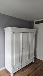 Kledingkast witte krijtverf, Ophalen, 200 cm of meer, 150 tot 200 cm, Zo goed als nieuw