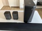 Denon Heos draadloze home surround set, Soundbar, 70 watt of meer, Zo goed als nieuw, Overige spelers