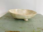 Wit badkamer zeepbakje. Organische vorm / paarlemoer effect., Ophalen, Zo goed als nieuw, Wit, Overige typen