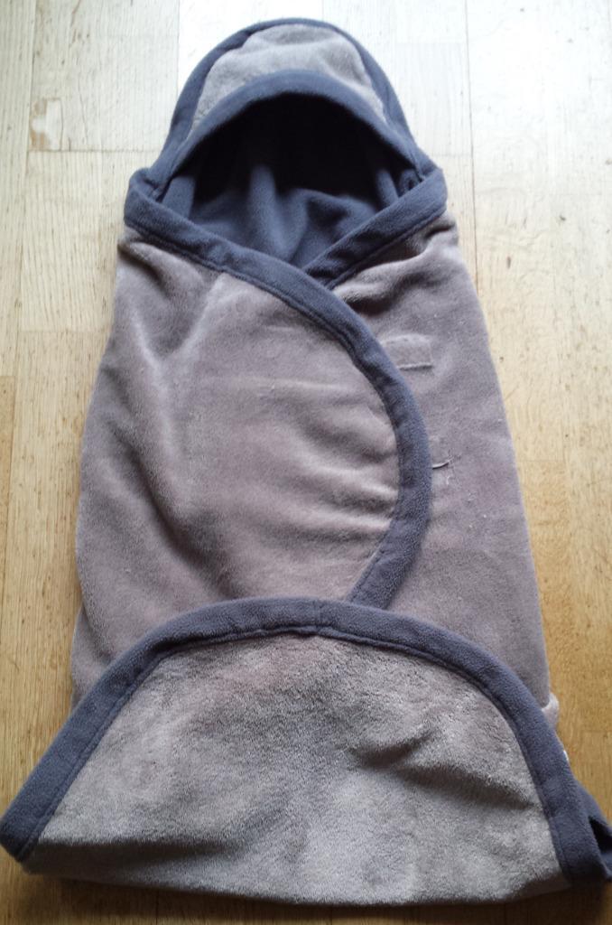 Wikkeldeken met teddyvoering van Jollein, Kinderen en Baby's, Dekens, Slaapzakjes en Inbakerproducten, Zo goed als nieuw, Overige typen