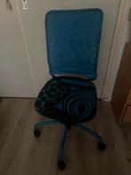 Blauwe Bureaustoel met Design Zitting ikea, Ophalen, Gebruikt, Blauw, Bureaustoel
