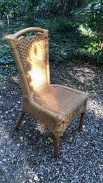 Vier rieten stoelen gratis, Huis en Inrichting, Stoelen, Ophalen, Gebruikt, Bruin, Vier