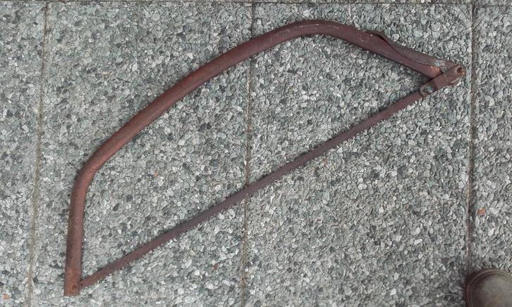 Grote zaagbeugel, raamzaag, bomenzaag, 84cm, Doe-het-zelf en Verbouw, Gereedschap | Machine-onderdelen en Toebehoren, Gebruikt