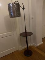 Nieuwe vloerlamp met houten afzetblad - schemerlamp flamant, Nieuw, 150 tot 200 cm, Ophalen