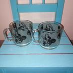 Minnie Mouse glazen 3 stuks, Verzamelen, Disney, Ophalen, Mickey Mouse, Gebruikt, Servies