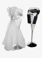 60 plastic trouwglazen trouwen nieuw bruid bruidegom, Ophalen, Nieuw, Feestartikel, Geboorte of Huwelijk