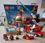Lego City 60214 Brand bij het hamburgerrestaurant, Ophalen of Verzenden, Gebruikt, Complete set, Lego