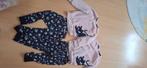 2 warme pyjama's mt 98  104, Nacht- of Onderkleding, Gebruikt, Meisje, Ophalen of Verzenden