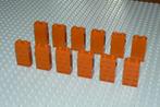 L047 Bouwstenen 1x2 en 3 hoog donker oranje 12 st., Ophalen of Verzenden, Nieuw, Losse stenen, Lego