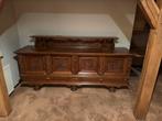Vintage eiken dressoir met snijwerk, Antiek en Kunst, Ophalen of Verzenden