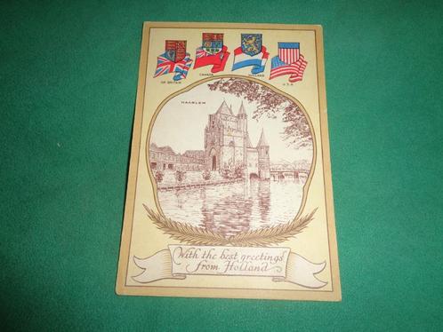 Bevrijding Haarlem zeldzame kaart erven Lucas Bols oorlog, Verzamelen, Militaria | Tweede Wereldoorlog, Landmacht, Foto of Poster