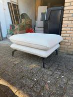 Kvinde hocker/poef/voetenbank - kleur: naturel, Ophalen, Gebruikt, Rechthoekig, Stof