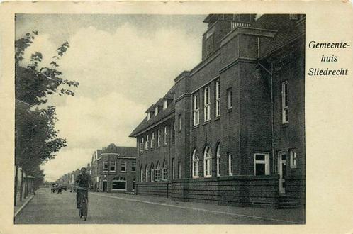 (304-022-031) Sliedrecht Gemeentehuis, Verzamelen, Ansichtkaarten | Nederland, Zuid-Holland, Verzenden