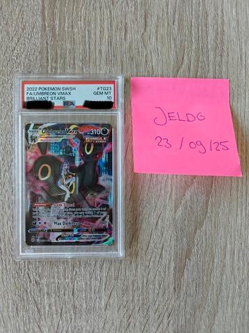Umbreon VMAX PSA 10 - Brilliant Stars beschikbaar voor biedingen
