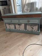 Leuk hal kastje met manden, Ophalen, Gebruikt, 100 tot 150 cm, Met lade(s)