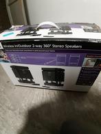 Z.g.a.n draadloze 2-weg 360 stereo speakers., Ophalen of Verzenden, Zo goed als nieuw