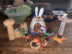 playmobil indianendorp 5247, Ophalen of Verzenden, Zo goed als nieuw, Complete set
