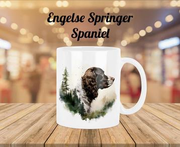 Engelse Springer Spaniel profiel mok beschikbaar voor biedingen