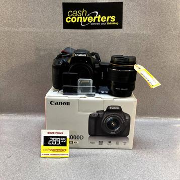 Canon EOS 4000D camera | lens | lader | 368712 beschikbaar voor biedingen