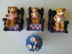 Beertjes aan tafel - miniaturen 7cm, Verzenden, Zo goed als nieuw, Beeldje, Overige merken