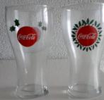 Twee Coca Cola Glazen Kerst, Ophalen of Verzenden, Zo goed als nieuw