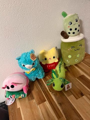Diverse knuffels 6 stuks beschikbaar voor biedingen