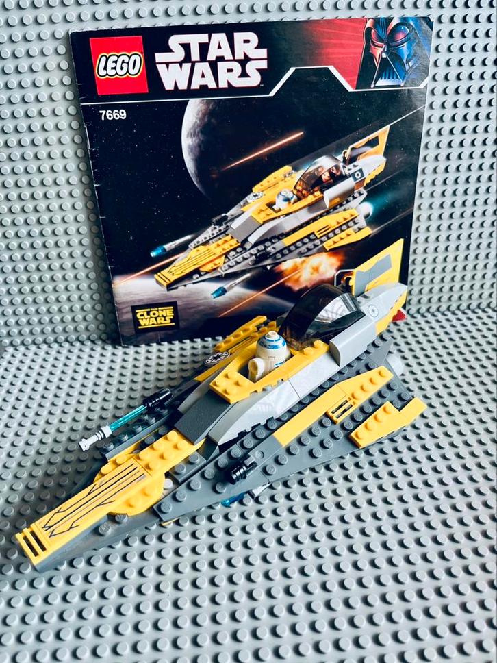 LEGO Star Wars 7669 Anakin’s Jedi Starfighter, Kinderen en Baby's, Speelgoed | Duplo en Lego, Gebruikt, Lego, Complete set, Ophalen of Verzenden