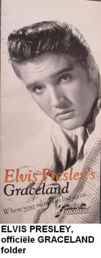 ELVIS PRESLEY, officiële GRACELAND folder, Ophalen of Verzenden, Zo goed als nieuw, Boek, Tijdschrift of Artikel