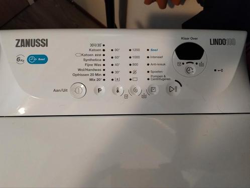 Wasmachine - Zanussi Lindo 100 Bovenlader, Witgoed en Apparatuur, Wasmachines, Niet werkend, 6 tot 8 kg, Ophalen