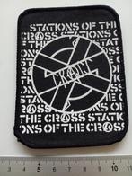 Crass anarchy & peace early vintage 80's patch c298 punk, Verzenden, Nieuw, Kleding