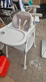 Grijze Inklapbare Kinderstoel, Ophalen of Verzenden, Gebruikt, Inklapstoel, Gordel(s)