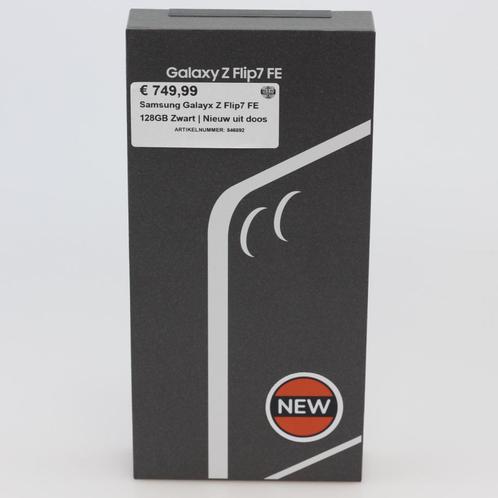 Samsung Galayx Z Flip7 FE 128GB Black Nieuw Geopend incl Bon, Telecommunicatie, Mobiele telefoons | Samsung, Nieuw