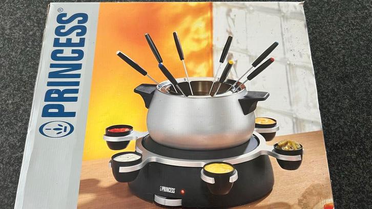 Fondueset Princess - Compleet!, Witgoed en Apparatuur, Fonduesets, Zo goed als nieuw, Fondueset, Elektrisch, Ophalen of Verzenden