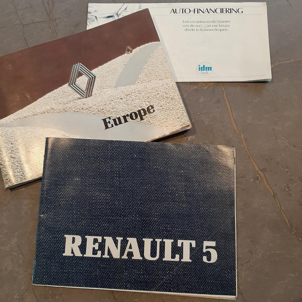 Renault Auto Brochures - Diversen, Ophalen of Verzenden, Gelezen, Renault, Renault