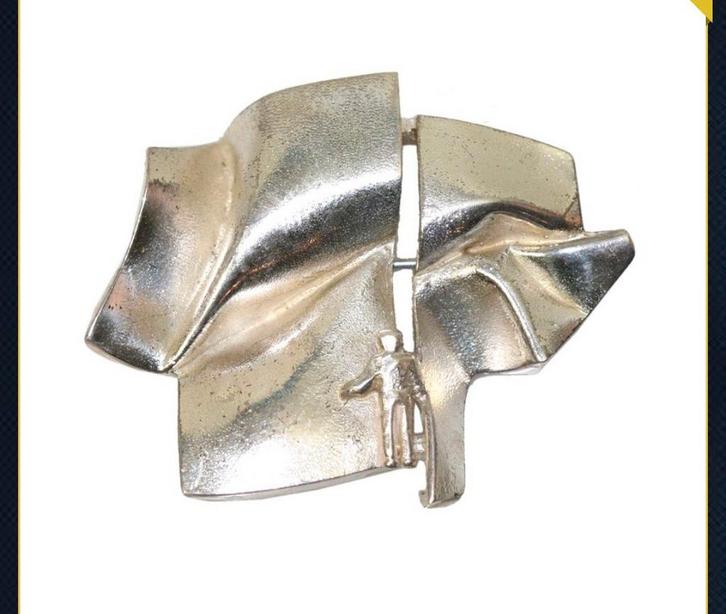 Björn Weckström Zilveren Broche - Nieuwstaat, Sieraden, Tassen en Uiterlijk, Broches, Ophalen of Verzenden