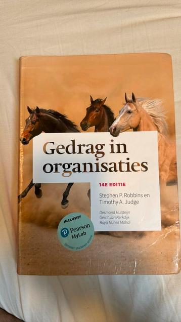 Gedrag in organisaties, 14e editie met MyLab NL toegangscode beschikbaar voor biedingen