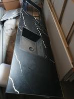 Composiet keukenblad met kunststof wasbak, Huis en Inrichting, Keuken | Keukenelementen, Ophalen, 50 tot 75 cm, Minder dan 100 cm