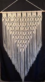Macramé wandkleed, Huis en Inrichting, Ophalen of Verzenden, Zo goed als nieuw