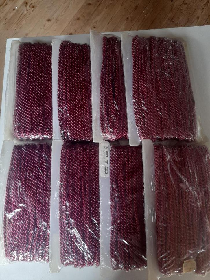 8 x 25 meter GORDIJNKOORD 8 mm., Hobby en Vrije tijd, Knutselen, Nieuw, Ophalen of Verzenden