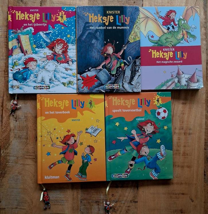 Knister - Heksje Lilly  - vijf boeken, Boeken, Kinderboeken | Jeugd | onder 10 jaar, Ophalen of Verzenden