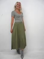*Abfab Vintage Katoenen Khaki Jurk 38*, Kleding | Dames, Maat 38/40 (M), Ophalen of Verzenden, Zo goed als nieuw, Casual Wear