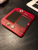 Nintendo 2DS Pokémon Red Editie + USB 4GB, Ophalen, 2DS, Rood, Gebruikt