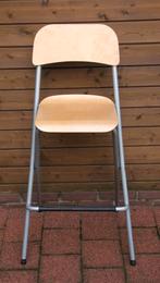 barstoel inklapbaar, Huis en Inrichting, Barkrukken, Ophalen, Gebruikt, Met voetsteun, 60 tot 90 cm