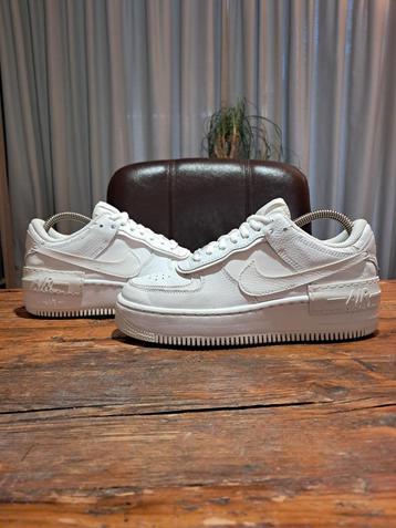 Nike Air Force 1 Shadow 'Triple White' Size 36,5 beschikbaar voor biedingen